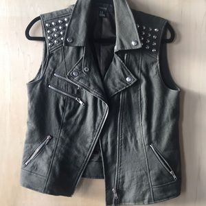 Biker Style Vest or Top